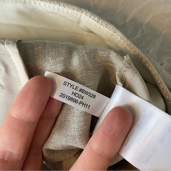 J. Crew - Wide-leg essential pant in linen - Flax Size 6 BW528 - NWT unopened - Picture 7 of 12